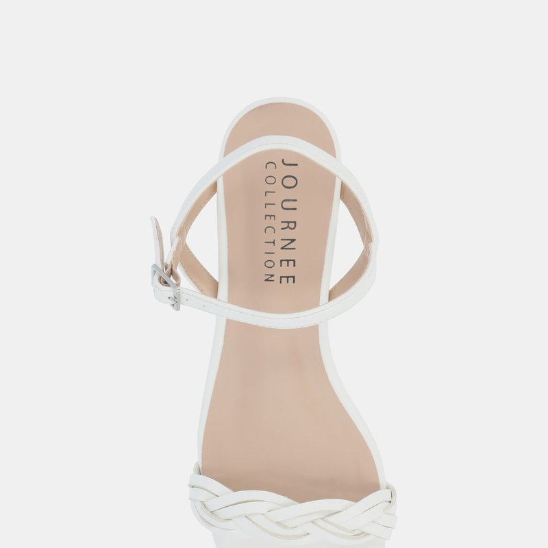 Journee Collection Women's Verity Sandals In White