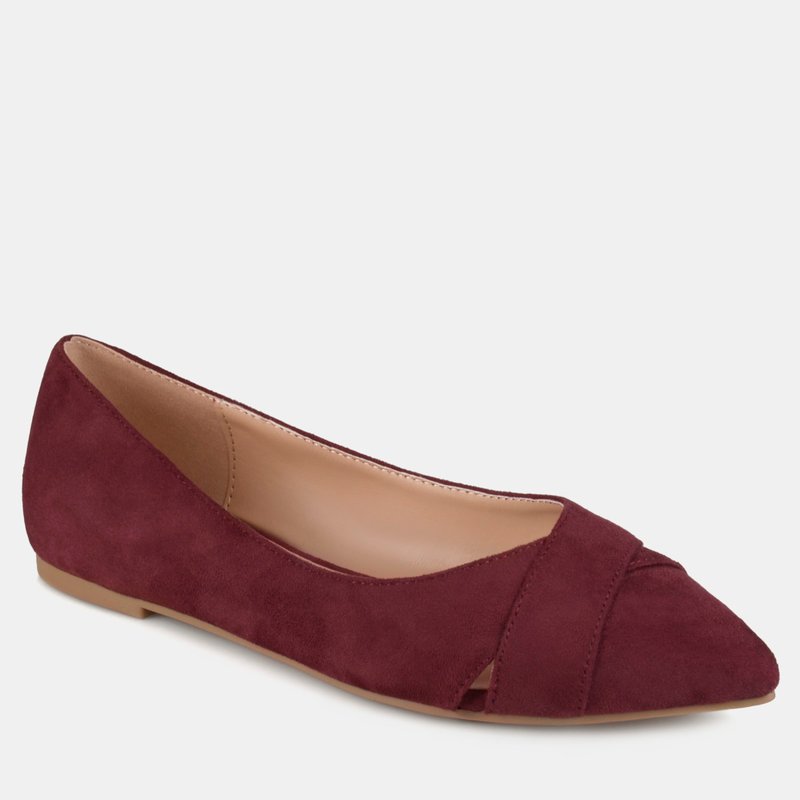 Journee Collection Women's Winslo Flat In Red