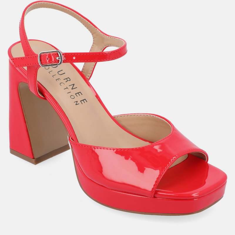 Shop Journee Collection Women's Ziarre Sandals In Red