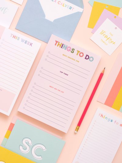 Joy Creative Shop Gratitude To Do List Notepad product