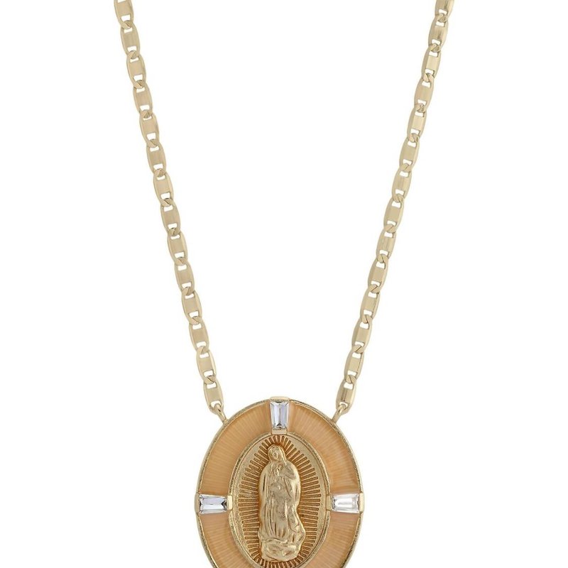 Shop Joy Dravecky Marie Pendant Necklace In Gold
