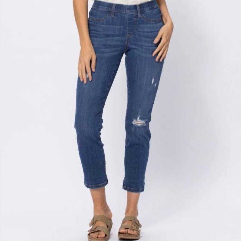 Shop Judy Blue Hanging With The Boys Denim Jegging In Blue