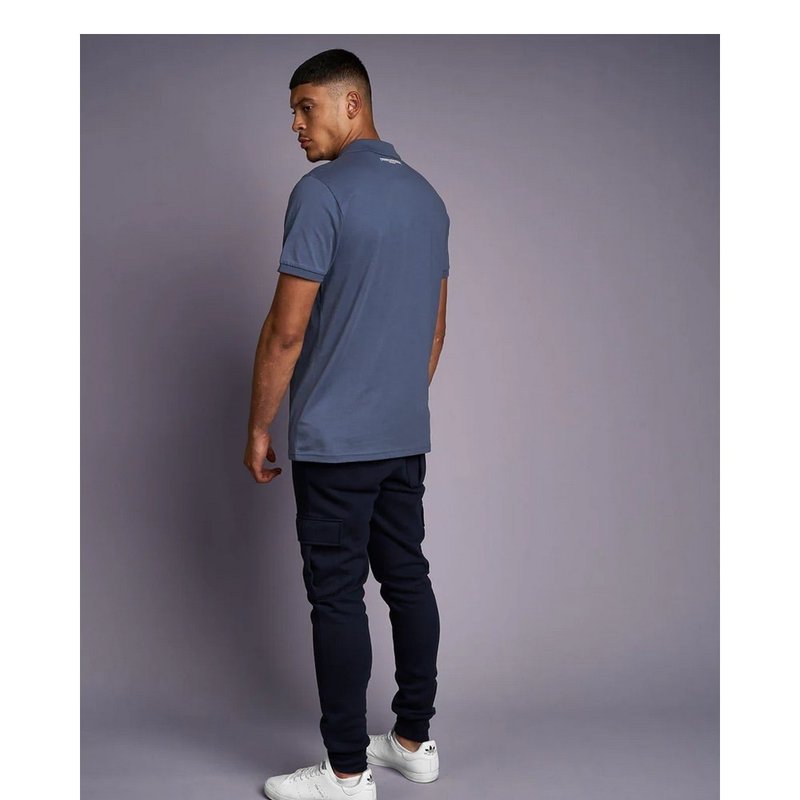 Shop Juice Mens Pritchard Polo Shirt In Blue