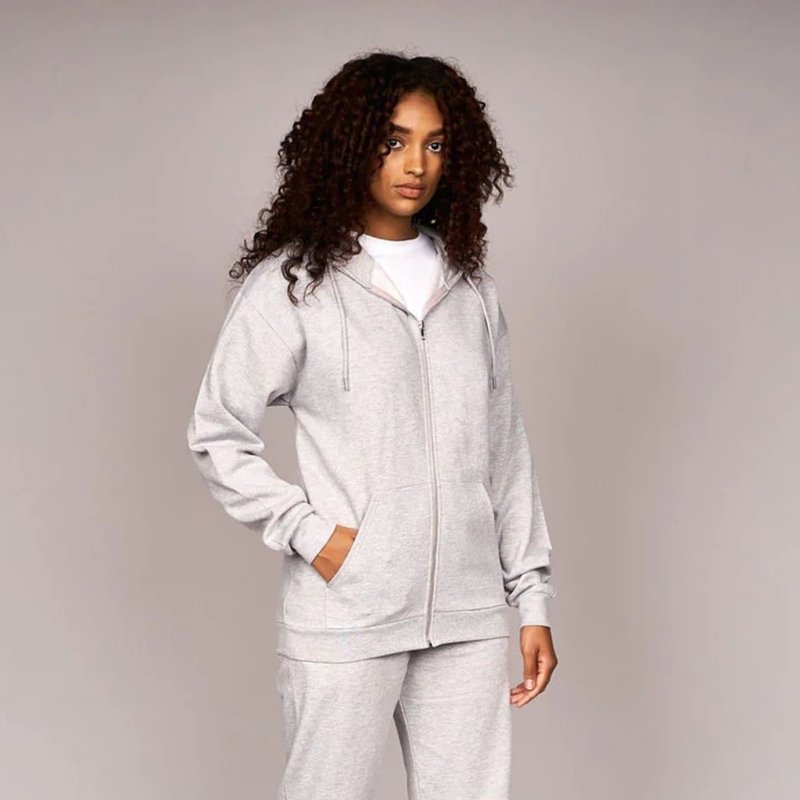 Juice Womens/ladies Fabrica Full Zip Hoodie In Grey