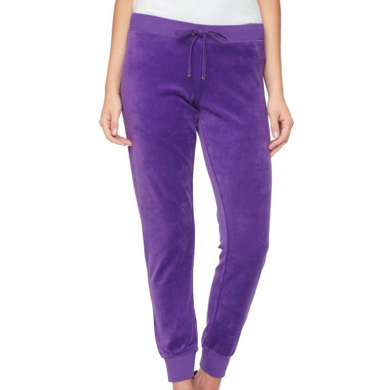 Shop Juicy Couture Modern Track Pants In Purple