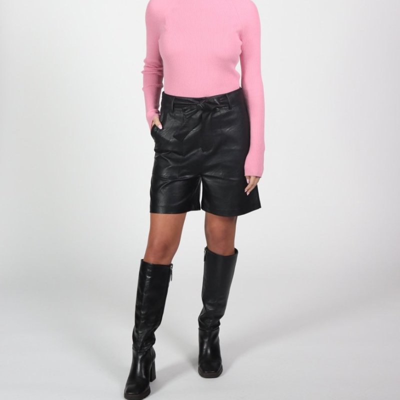 Julianne Bartolotta Elevated Mockneck Sweater In Pink
