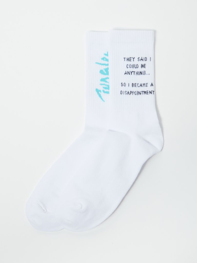 Disappointment Socks - White