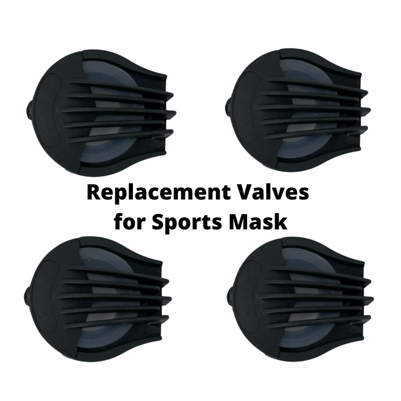 Jupiter Gear Replacement Discharge Valves For Sports Mask In Black