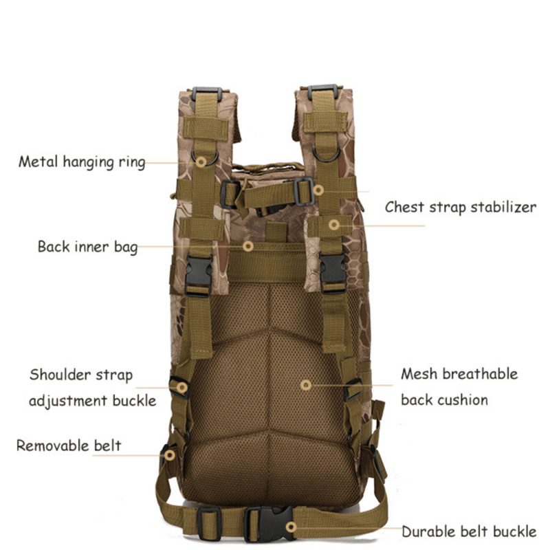 Shop Jupiter Gear Tactical Military 25l Molle Backpack In Brown