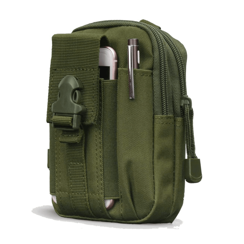 Jupiter Gear Tactical Molle Military Pouch Waist Bag For Hiking And Outdoor Activities In Green