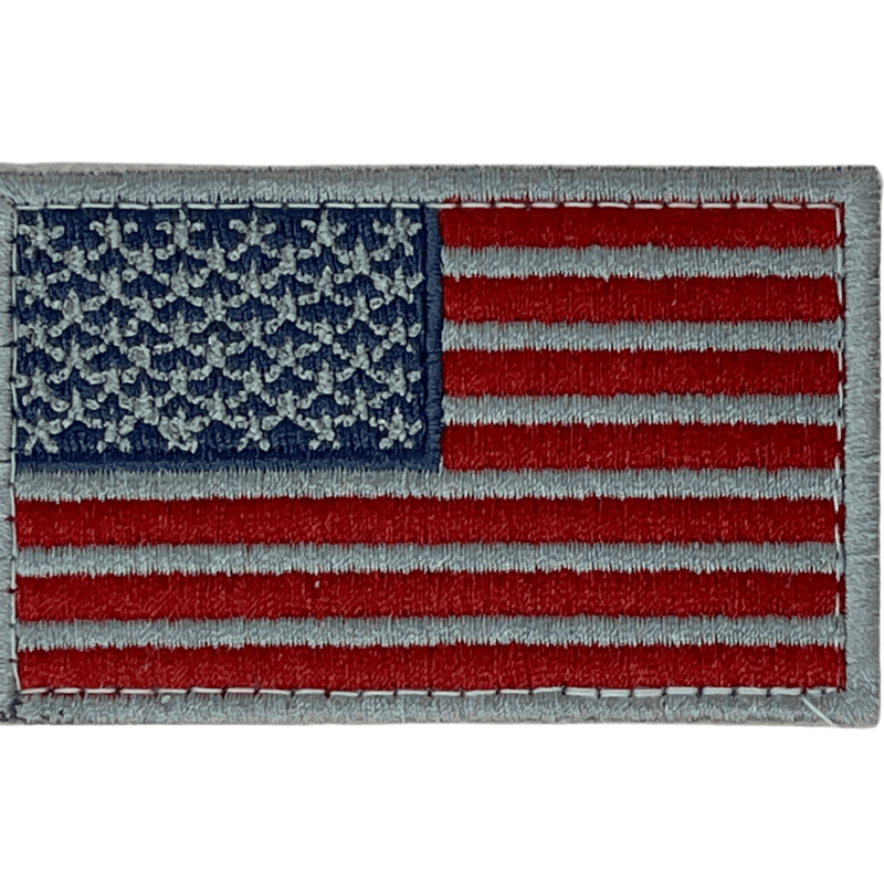 Jupiter Gear Tactical Usa Flag Patch With Detachable Backing In Red