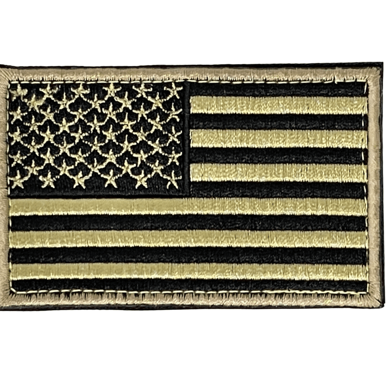 Jupiter Gear Tactical Usa Flag Patch With Detachable Backing In Brown