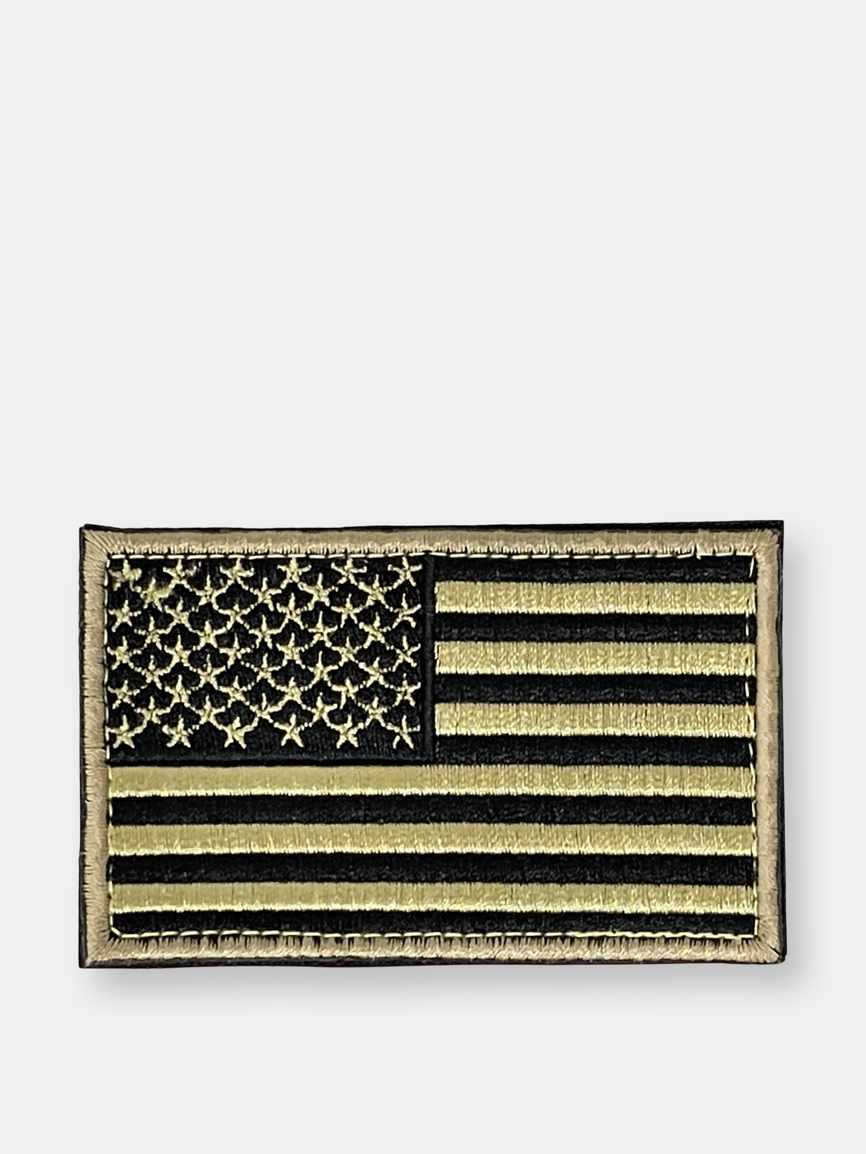 Tactical USA Flag Patch with Detachable Backing - Blue Line