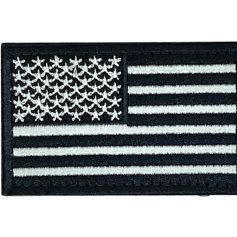 Jupiter Gear Tactical Usa Flag Patch With Detachable Backing In White