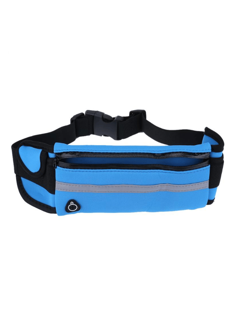 Velocity Water-Resistant Sports Running Belt and Fanny Pack for Outdoor Sports - Blue