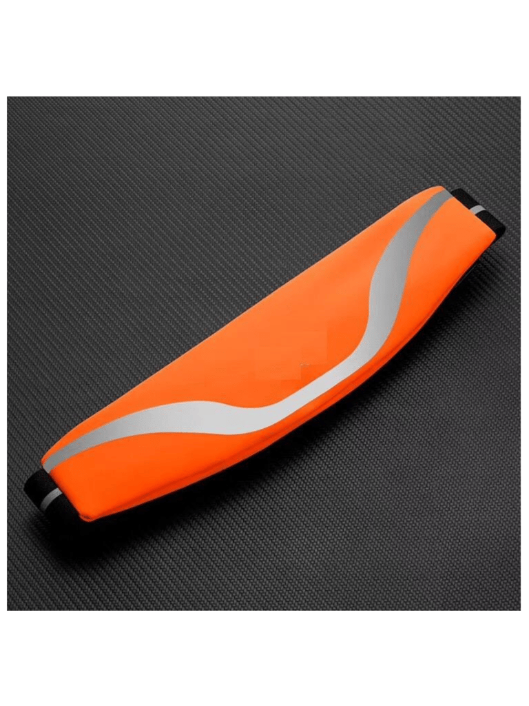 Water-Resistant Sport Waist Pack Running Belt with Reflective Strip - Orange
