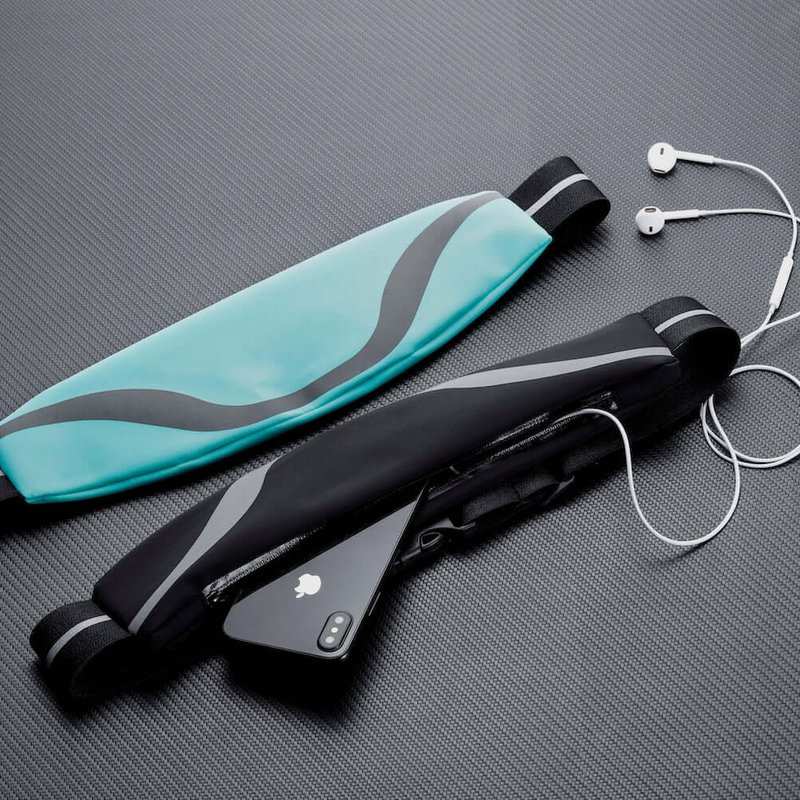 Shop Jupiter Gear Water-resistant Sport Waist Pack Running Belt With Reflective Strip In Blue
