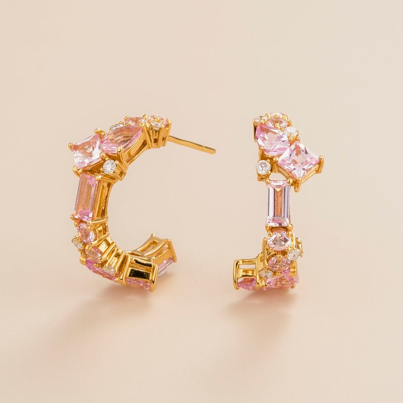 Juvetti Jewelry Lanna Earrings In Pink