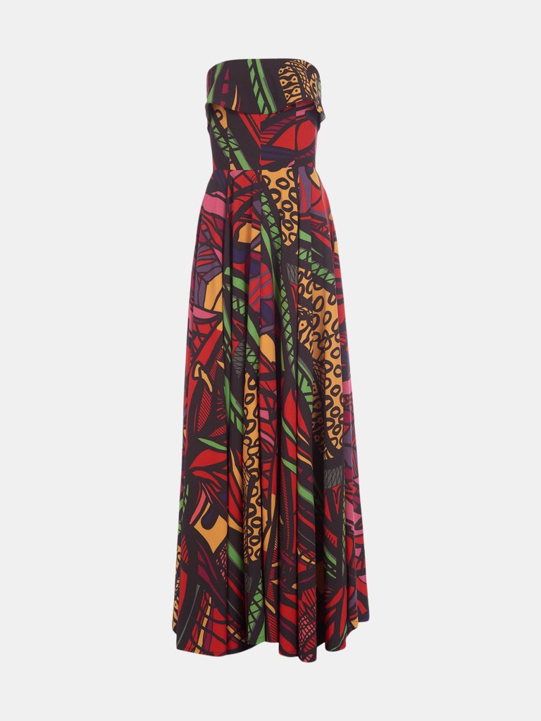 Strapless Gown - Multi