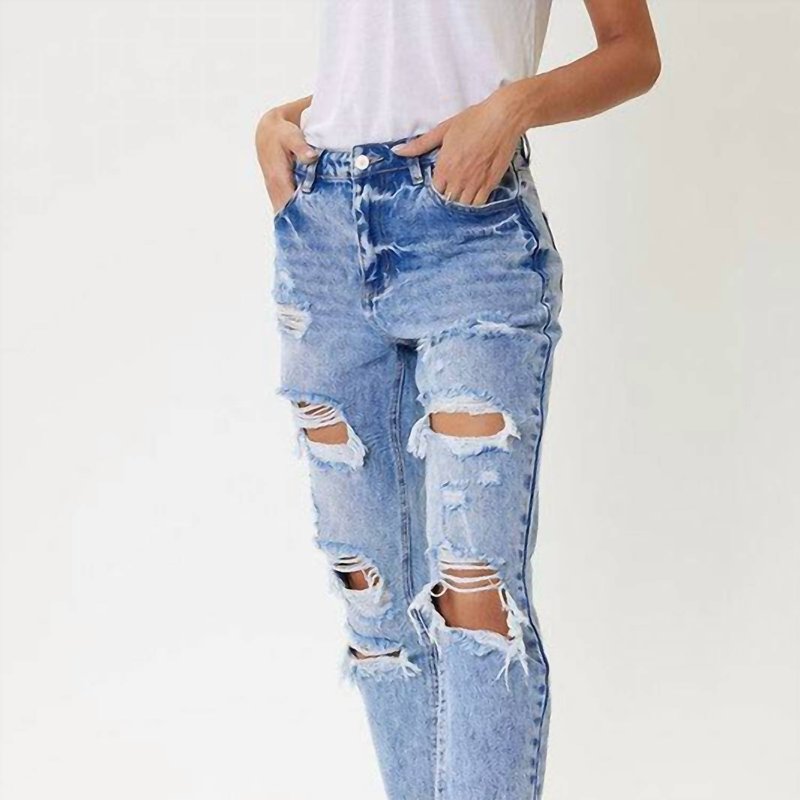 Shop Kancan Brittany Jeans In Blue