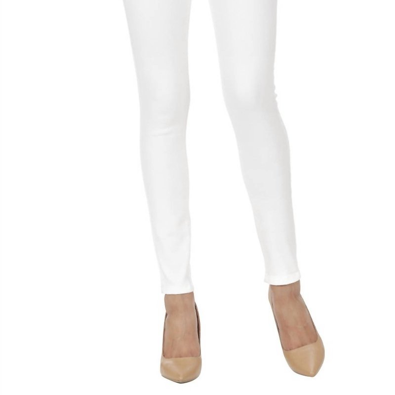 Kancan High Rise Skinny Jeans In White