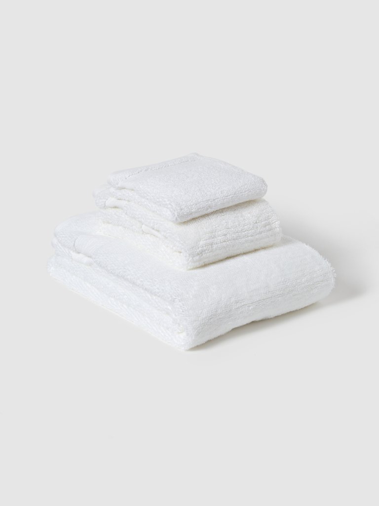 Pergamon Towels - White