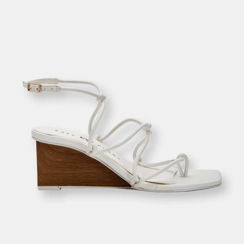 Katy Perry Footwear The Irisia Knotted In Optic White