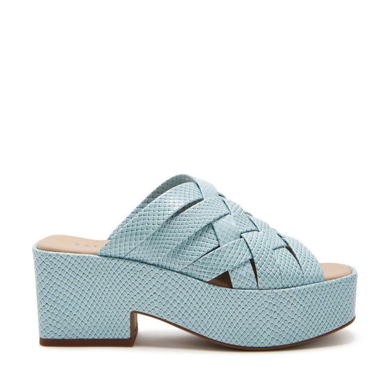 Shop Katy Perry The Busy Bee Criss Cross Slide In Blue