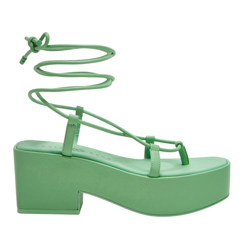 Shop Katy Perry The Busy Bee Lace Up Sandal In Green
