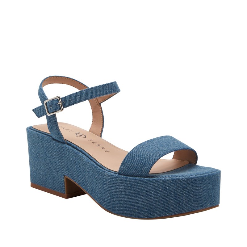 Shop Katy Perry The Busy Bee Strappy Sandal In Blue