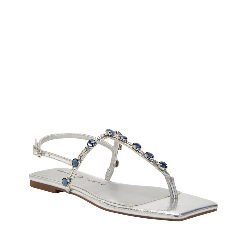 Shop Katy Perry The Camie Gemstone Sandal In Grey