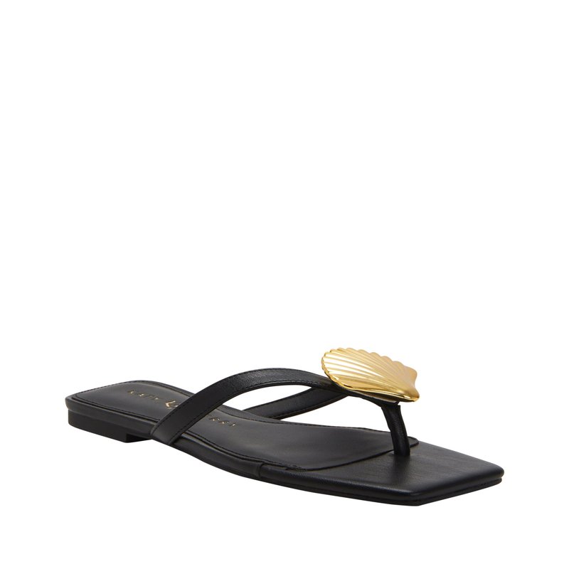 Shop Katy Perry The Camie Shell Sandal In Black