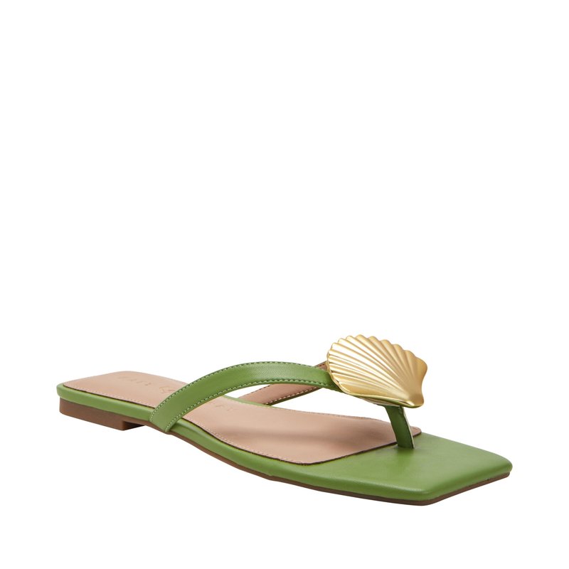 Shop Katy Perry The Camie Shell Sandal In Green