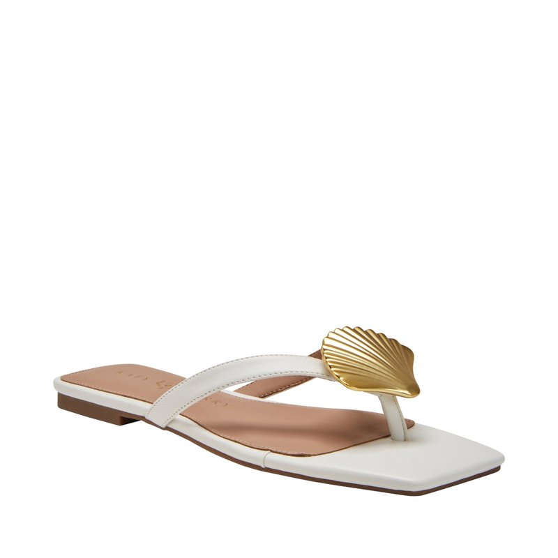 Shop Katy Perry The Camie Shell Sandal In White