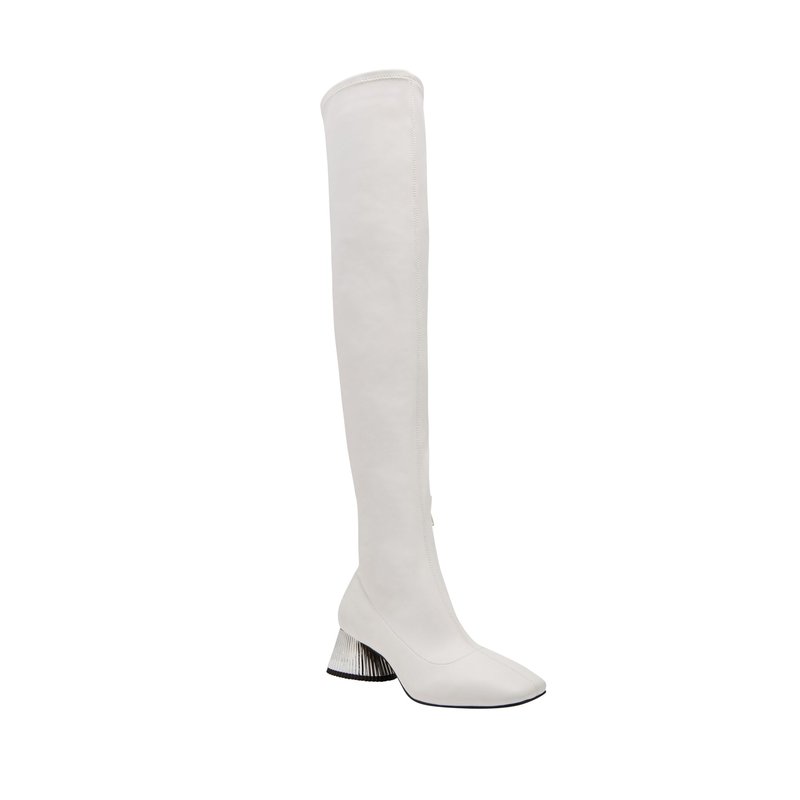 Shop Katy Perry The Clarra Otk Boot In White