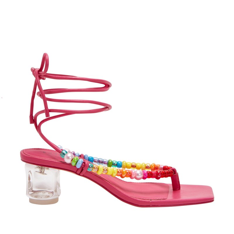 Shop Katy Perry The Cubie Bead Sandal In Pink