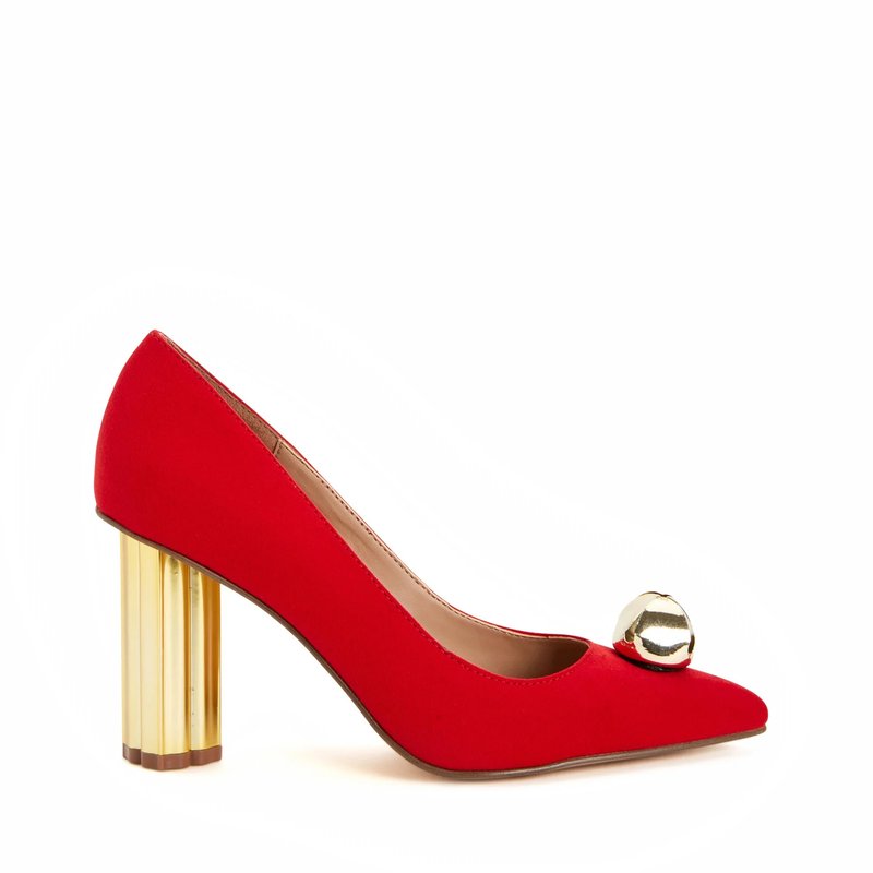 Shop Katy Perry The Dellilah Jingle Heel In Red