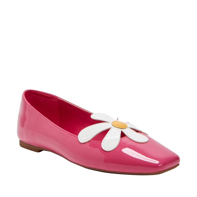 Shop Katy Perry The Evie Daisy Flat In Pink