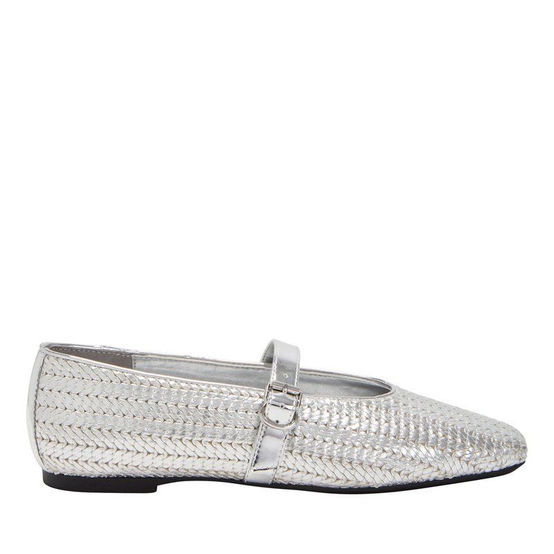 Shop Katy Perry The Evie Mary Jane Woven In Grey
