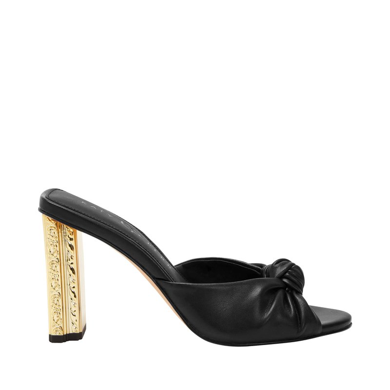 Shop Katy Perry The Framing Heel Knotted Sandal In Black