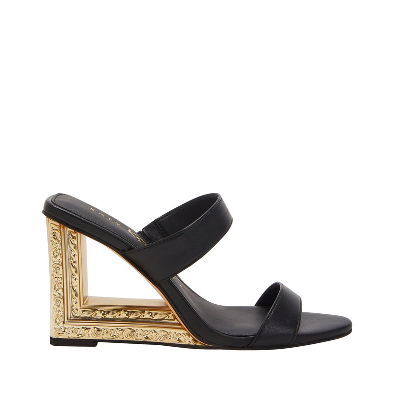 Shop Katy Perry The Framing Wedge Two Band In Black