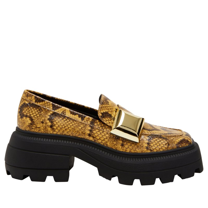 Shop Katy Perry The Geli Combat Loafer In Yellow