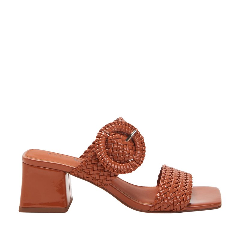 Shop Katy Perry The Gemm Woven Sandal In Brown
