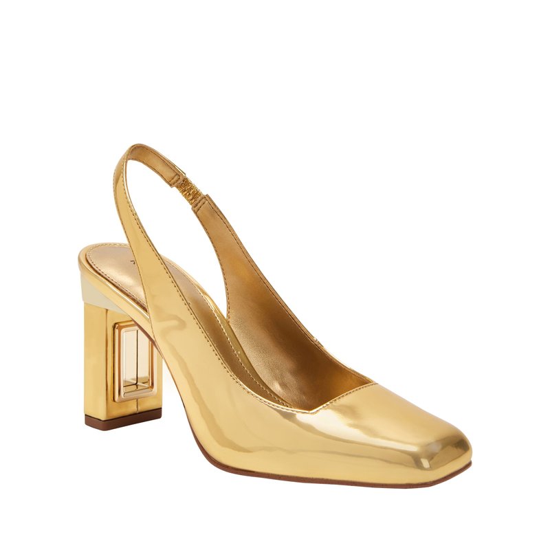 Shop Katy Perry The Hollow Heel Sling Back In Gold