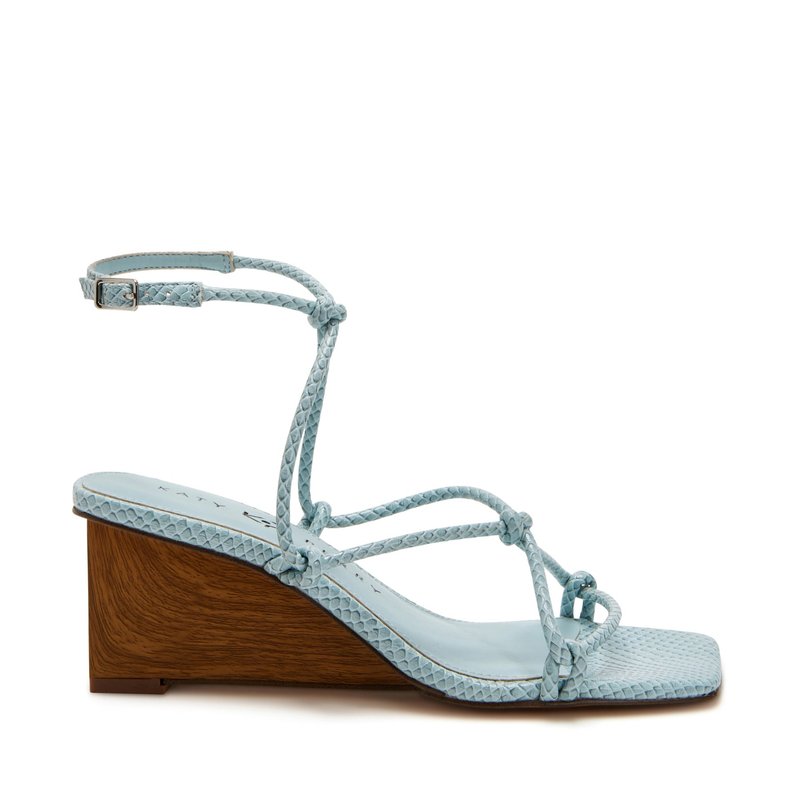 Shop Katy Perry The Irisia Strappy Sandal In Blue