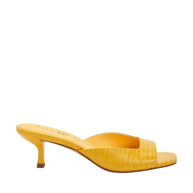 Shop Katy Perry The Ladie Low Heel Sandal In Yellow
