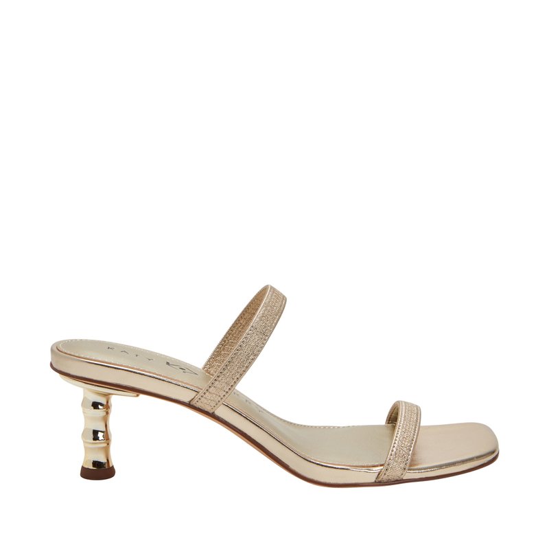 Shop Katy Perry The Leilei Stretch Sandal In Gold