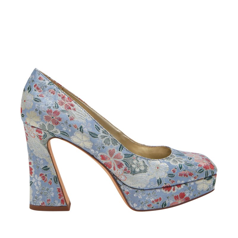 Shop Katy Perry The Square Pump Heel In Blue