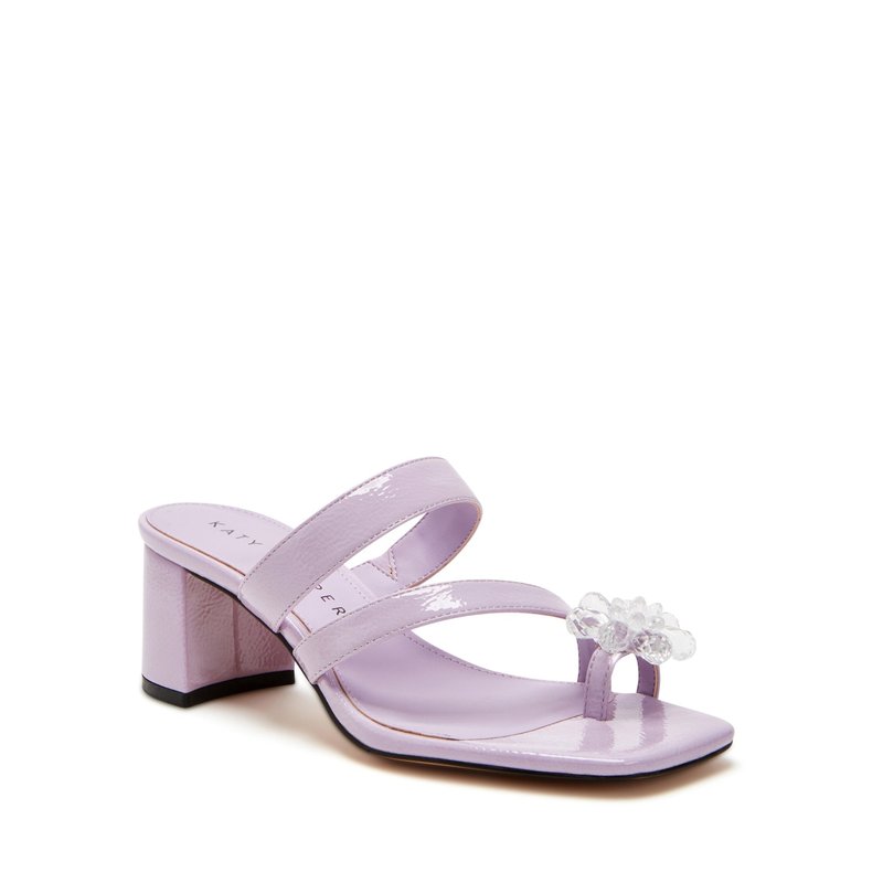 Shop Katy Perry The Tooliped Flower Sandal In Purple