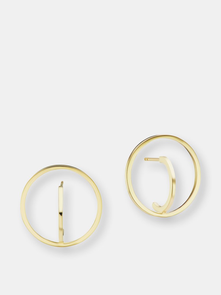 Reclaimed Orbs - 14k Yellow Gold